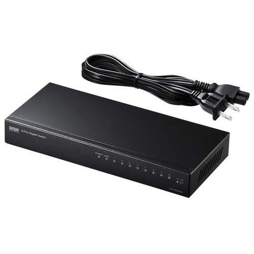 サンワサプライ ローカルエリアネットワーク-GIGAH8L Giga相応うスイッチングこしき 8界面