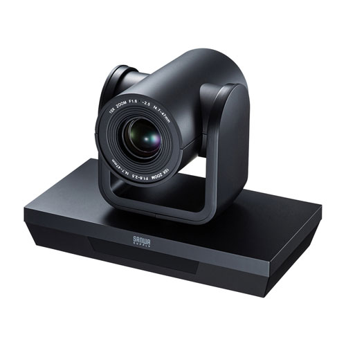 サンワサプライ CMS-V54BK WEBカメラ 画角 水平62°・光学10倍ズーム・フルHD・210万画素