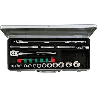 京都機械工具 TB413X 12.7sq.ソケットレンチセット 19点