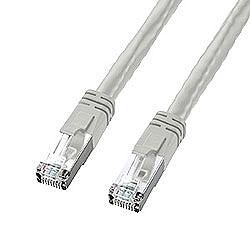 サンワサプライ KB-T6POE-30 ライトグレー PoE対応 CAT6 LANケーブル 30m
