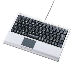 サンワサプライ SKB-TP01SVN シルバー キーボード タッチパッド付