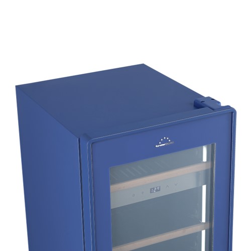 【標準設置料金込】【長期5年保証付】フォルスター(forster) FJE-113GS(BU) ブルー 薄型ワインセラー Essential 44本収納 加温ヒーター オートクローズ扉 1温度タイプ_10