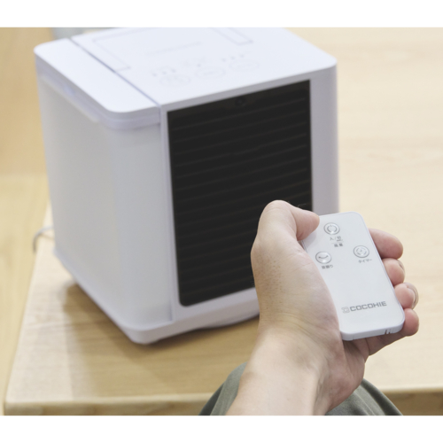 ショップジャパン ここひえ R7 CCH7WHWS ホワイト 省エネ小型クーラー 2025年モデル リモコン付き