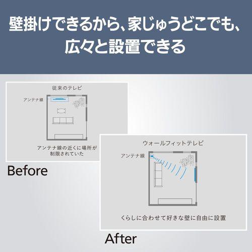 【長期5年保証付】パナソニック(Panasonic) TH-55LW2 ホワイト VIERA 55V型 4K有機ELウォールフィットテレビ 2TB内蔵HDDモデル_4