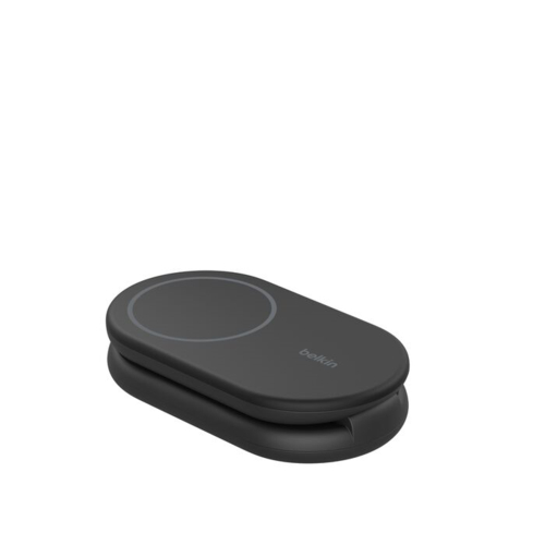 BELKIN WIZ028QCBK ブラック Belkin Qi2 2-in-1 折りたたみ式ワイヤレス充電器_5