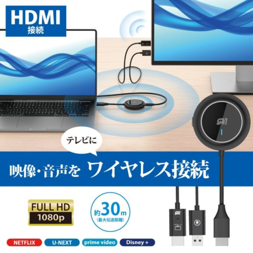 RATOC systems RS-WLHD1 ワイヤレスHDMI送受信機(HDMI to HDMI) 切替・分配・延長機器