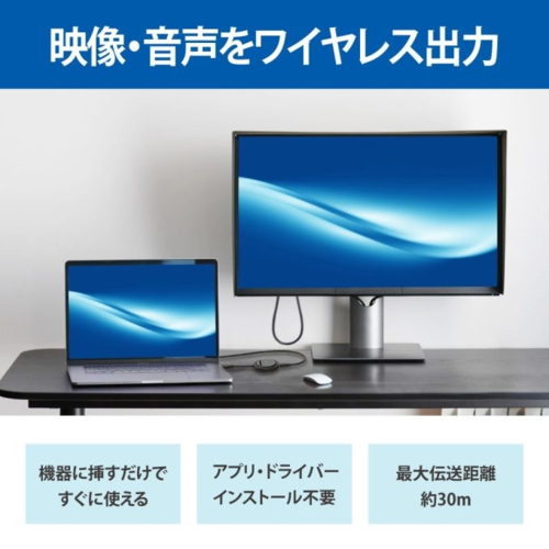 RATOC systems RS-WLHD1 ワイヤレスHDMI送受信機(HDMI to HDMI) 切替・分配・延長機器