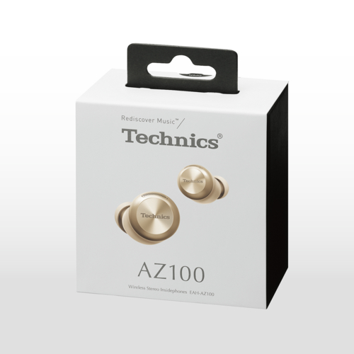 【長期保証付】Technics テクニクス EAH-AZ100-N シャンパンゴールド 完全ワイヤレスイヤホン Bluetooth5.3 IPX4 磁性流体ドライバー搭載 EAHAZ100N_11