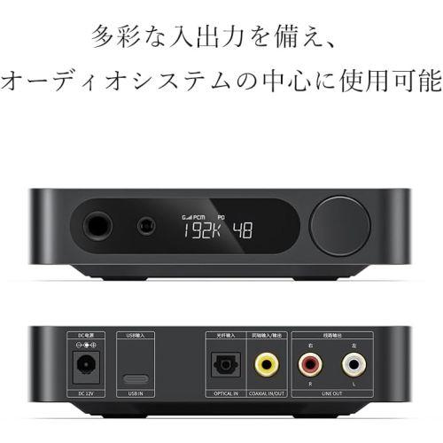 【長期保証付】FiiO(フィーオ) FIO-K11-B ブラック USB DAC内蔵ヘッドホンアンプ ハイレゾ対応_3