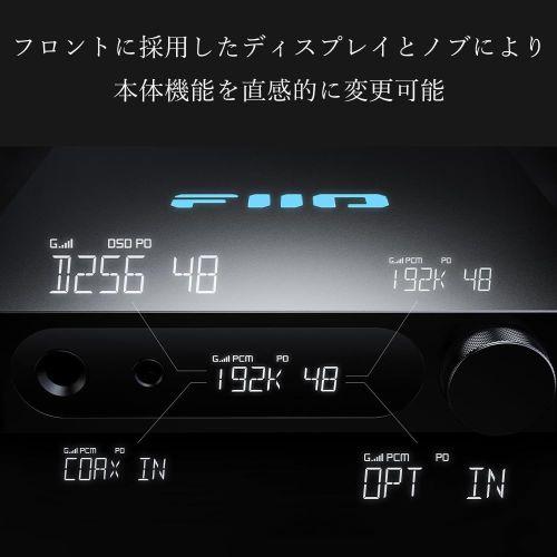 【長期保証付】FiiO(フィーオ) FIO-K11-B ブラック USB DAC内蔵ヘッドホンアンプ ハイレゾ対応_4