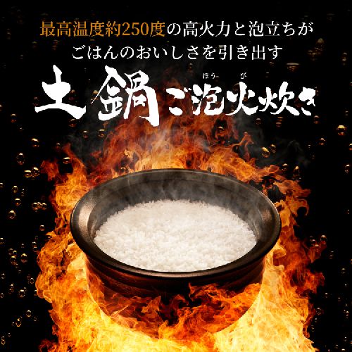 タイガー魔法瓶(TIGER) JPL-Y100-KG エボニーブラック 土鍋ご泡火炊き 土鍋圧力IHジャー炊飯器 5.5合_1