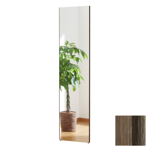 リフェクス 軽くて割れないミラー 鏡 ロング姿見 オーク REFEX 【代引不可/北海道・沖縄・離島配送不可】