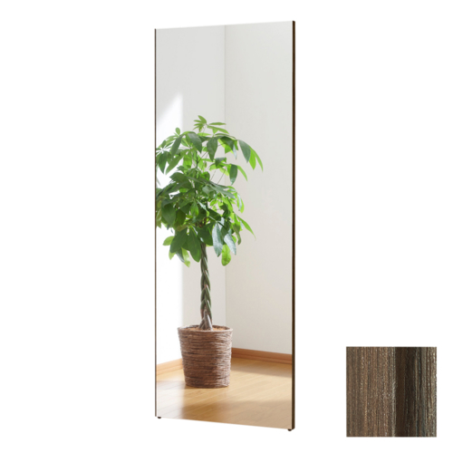 リフェクス 軽くて割れないミラー 鏡 ビック姿見 オーク REFEX 【代引不可/北海道・沖縄・離島配送不可】