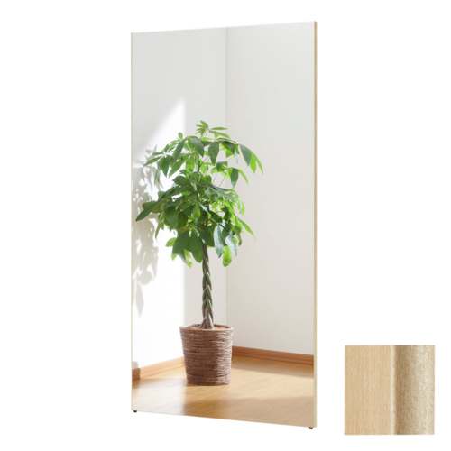 リフェクス 軽くて割れないミラー 鏡 ジャンボ姿見 メープル REFEX 【代引不可/北海道・沖縄・離島配送不可】