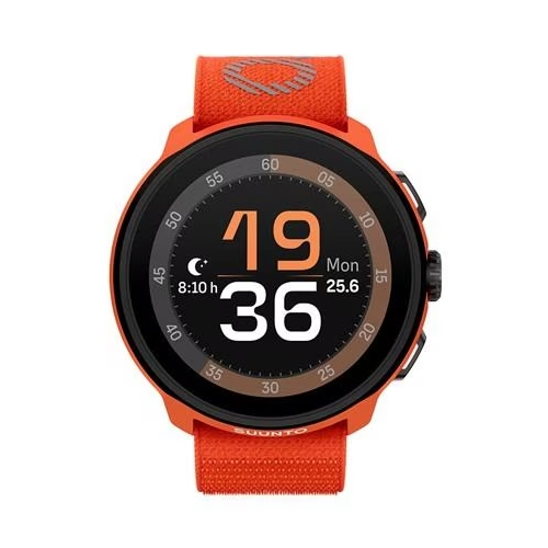 SUUNTO(スント) SS051112000 コーラルオレンジ ウェアラブルウォッチ 46mmテキスタイルストラップ AMOLEDディスプレイ