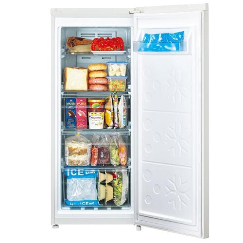 【設置＋リサイクル】アクア(AQUA) AQF-F12R-W サテンホワイト 冷凍庫 122L