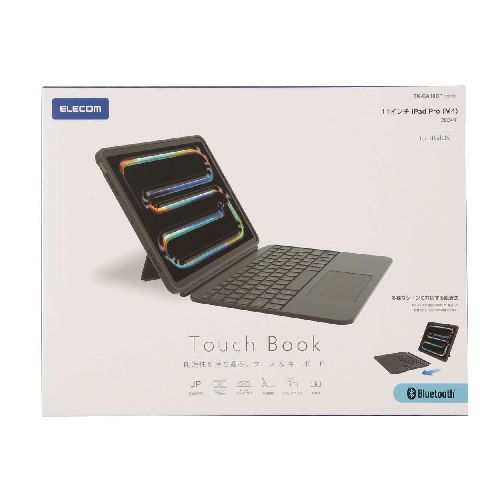 エレコム(ELECOM) TK-CA10BPBK ブラック 11インチiPad Pro M4 専用 ケース一体型キーボード Bluetooth対応_2