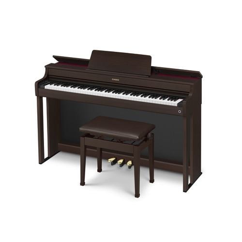 【標準尺度取りつける必要経費込】【長期間5年言いはなつ付】CASIO(カシオ) AP-300BN さくら色材木調 CELVIANO Classic Line 陰電子洋琴 88鍵盤楽器