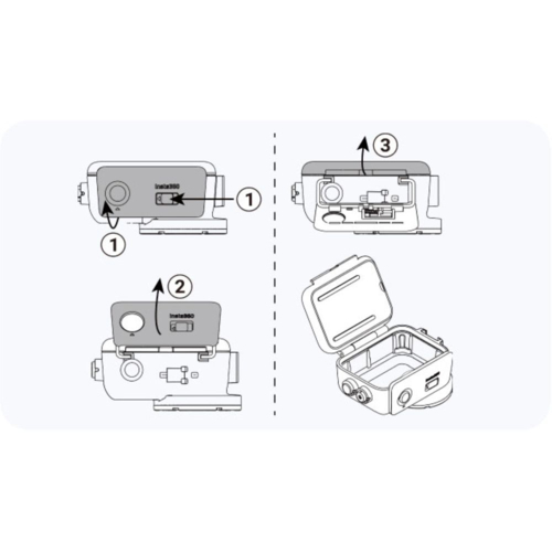 Insta360 Insta360 GO Ultra用潜水ケース CINSBBES 国内正規品_12