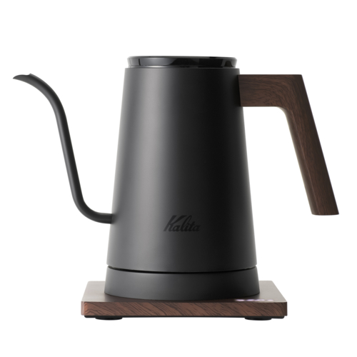 【長期保証付】カリタ(Kalita) KEDP-600 電気ケトル ブラック 600ml 温度調節可 グースネック