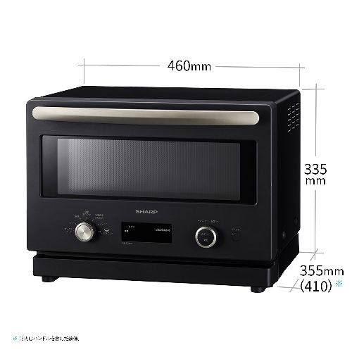 シャープ(SHARP) RE-SD18C-B ブラック オーブンレンジ 18L 【公式通販】