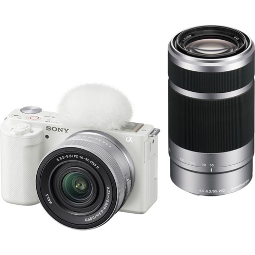 ソニー(SONY) VLOGCAM ZV-E10XW ホワイト ダブルズームレンズキット