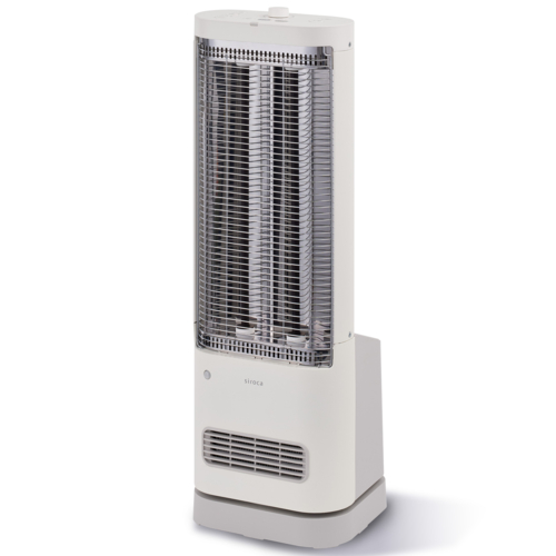 シロカ(siroca) SH-FC251 W ホワイト 足元ファンヒーター付き 遠赤外線暖房機