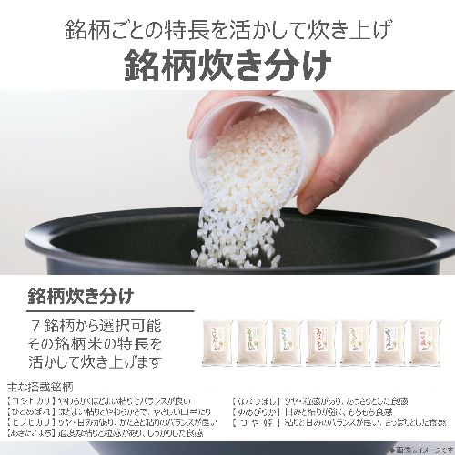 東芝(TOSHIBA) RC-6MGX-W グランホワイト 炎匠炊き 真空ＩＨ炊飯器 3.5合炊き