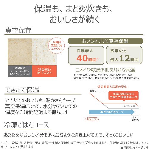 東芝(TOSHIBA) RC-6MGX-W グランホワイト 炎匠炊き 真空ＩＨ炊飯器 3.5合炊き