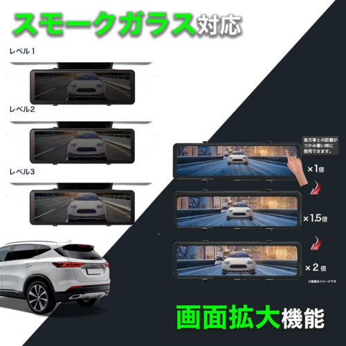 KEIYO(ケイヨー) AN-DM003A とにかく明るいデジタルバックミラー 3年保証付_6