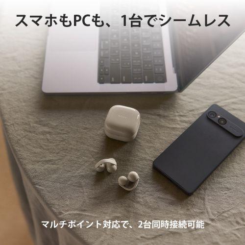 ソニー(SONY) WF-LC900-V バイオレット LinkBuds Clip イヤーカフ型完全ワイヤレスイヤホン リスニングモード切替 IPX4防水_11