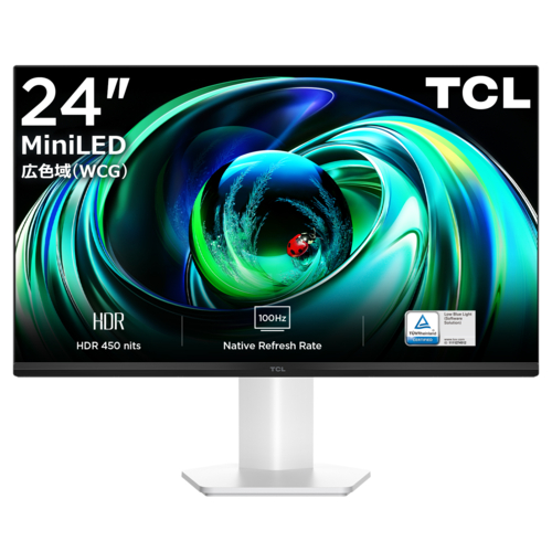 【長期保証付】TCL(ティーシーエル) TCL 24G54 G54シリーズ Mini LEDモニター 24型 100Hz 24G54