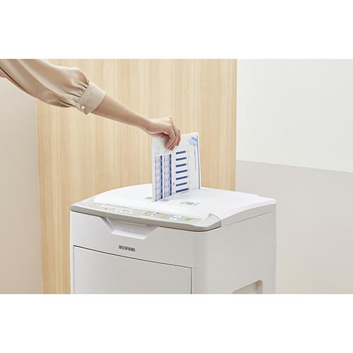 【長期保証付】アイリスオーヤマ(Iris Ohyama) AFS600C-W ホワイト オートフィードシュレッダー_9