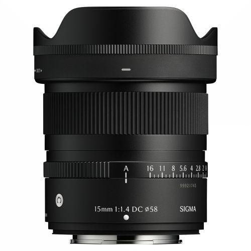 シグマ(SIGMA) Contemporary 15mm F1.4 DC フジフイルムXマウント APS-C用 大口径広角単焦点レンズ