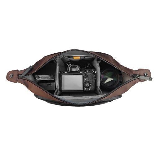 バンガード(VANGUARD) VEO LITE S7L CH チョコ  約7L ショルダーバッグ 内寸：(270-300)×215×120mm_7