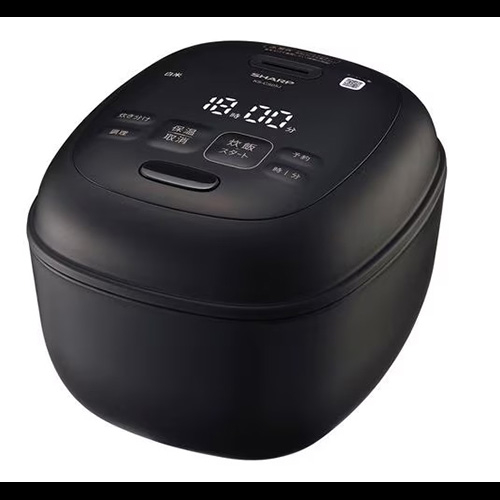 シャープ(SHARP) KS-CS05J-B ブラック ジャー炊飯器 3合炊き 3mm厚釜＆球面炊き