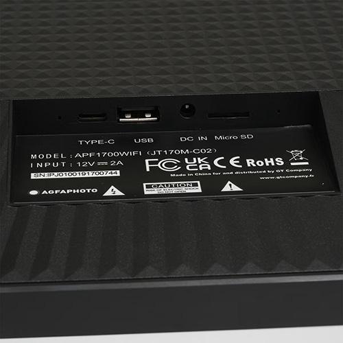 AGFA(アグフア) AGFA APF1700Wi-Fi 17インチデジタルフォトフレーム Realiview タッチスクリーン wi-fi接続搭載_3