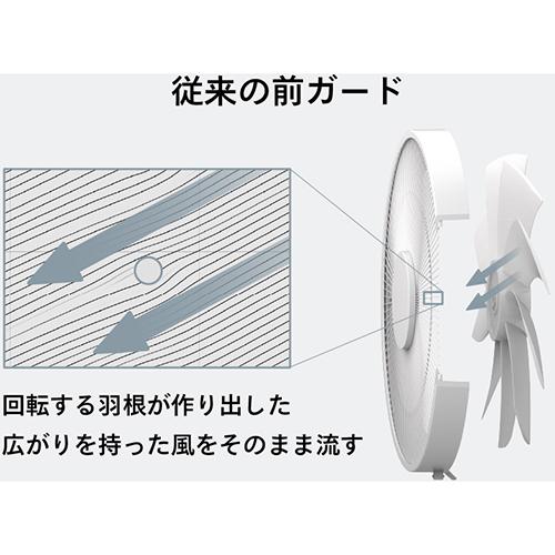 【長期保証付】ツインバード(TWINBIRD) EF-J952W ホワイト サーキュレーション扇風機_8
