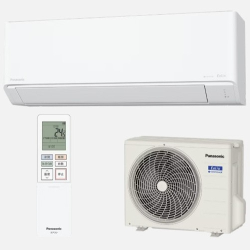 エアコン 12畳用 標準工事費込み 3.6kW パナソニック エオリア CS-365DJ-W クリスタルホワイト 電源100V 冷房 暖房 [代引不可]