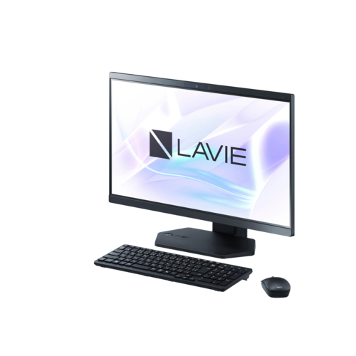 【長期保証付】NEC LAVIE A23 PC-A2375LABB 23.8型 Core i7 Win11Home メモリ16GB SSD512GB Officeオプション付 一体型デスクトップ ファインブラック