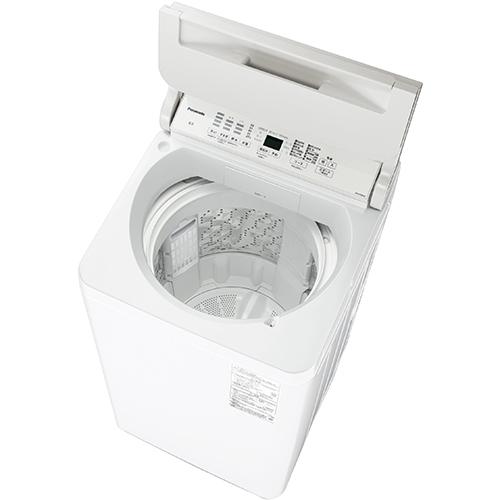 【長期保証付】パナソニック(Panasonic) NA-FA8H6-W ホワイト 全自動洗濯機 洗濯8kg スゴ落ち泡洗浄 本体幅520mm コンパクト設計 ダウンジャケットコース_12