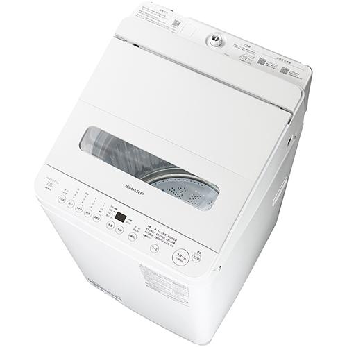 【設置＋リサイクル】シャープ(SHARP) ES-SV7L-W ホワイト系 穴なし槽シリーズ 全自動洗濯機 上開き 洗濯7kg_13