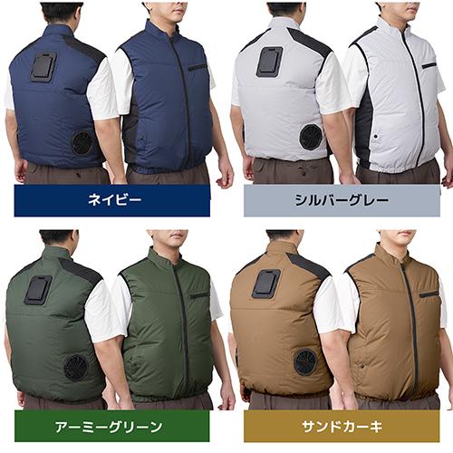 【長期保証付】サンコー(Thanko) 圧倒的に冷える 冷蔵服2026 ベスト シルバーグレー  5L_10