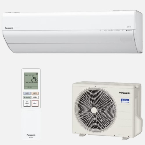エアコン 8畳用 標準工事費込み 2.5kW CS-255DGX-W 電源100V クーラー 冷房 暖房 [代引不可]