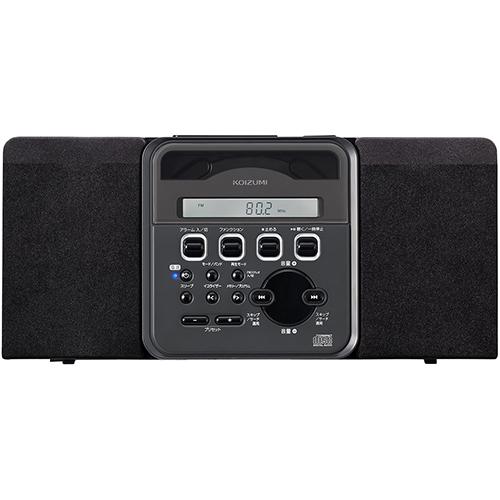 【長期保証付】コイズミ(KOIZUMI) SAD-4350-K ブラック ステレオCDシステム