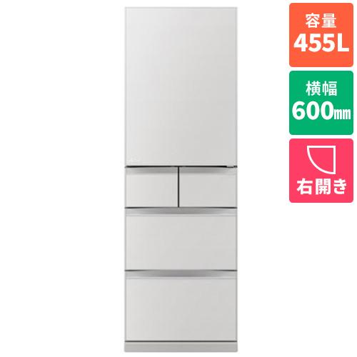【標準設置料金込】三菱(MITSUBISHI) MR-BD46N-W フラットリネンホワイト BDシリーズ 5ドア冷蔵庫 右開き 455L 幅600mm 115,000円