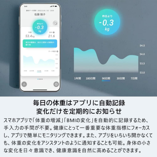 issin SBM22U01LJ-GN スマートバスマット グリーン 体重管理珪藻土