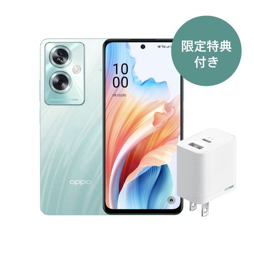 OPPO(オッポ) OPPO A79 5G 6.7型 4GB/128GB グローグリーン SIMフリー CPH2557 GR