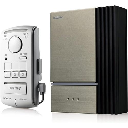 【長期保証付】DXアンテナ DWA20BD DXアンテナ ワイヤレスインターホン 室内親機 玄関子機セット