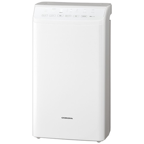 コロナ(CORONA) CD-WH1224-W クリスタルホワイト 衣類乾燥除湿機 コンプレッサー+ヒーター 木造14畳/鉄筋28畳